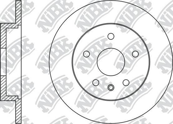 NiBK RN34002 - Brake Disc autospares.lv