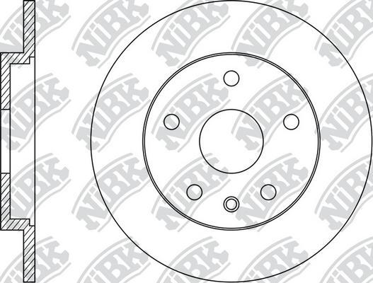 NiBK RN33002 - Brake Disc autospares.lv