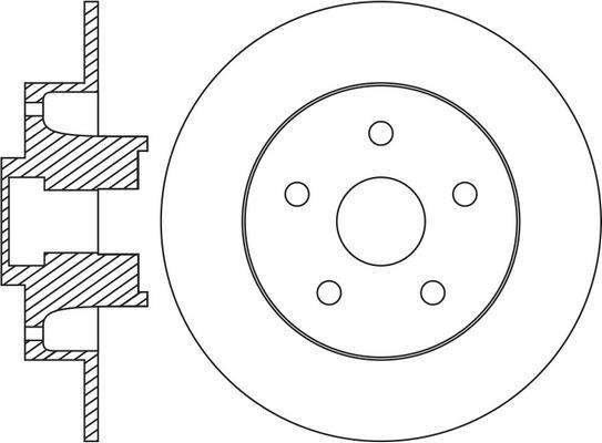 NiBK RN2094H - Brake Disc autospares.lv