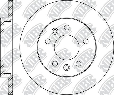 NiBK RN2043 - Brake Disc autospares.lv