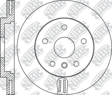 NiBK RN2057 - Brake Disc autospares.lv