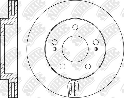 NiBK RN2078 - Brake Disc autospares.lv