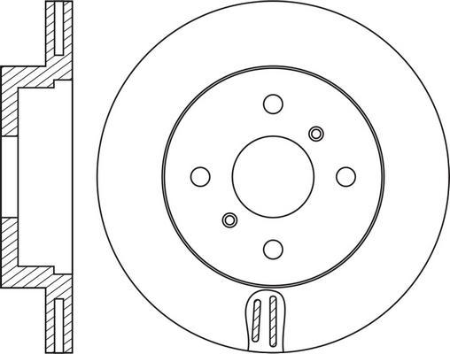 NiBK RN2111 - Brake Disc autospares.lv