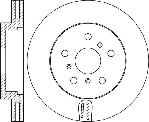 NiBK RN2112 - Brake Disc autospares.lv