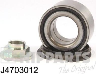 Nipparts J4703012 - Wheel hub, bearing Kit autospares.lv