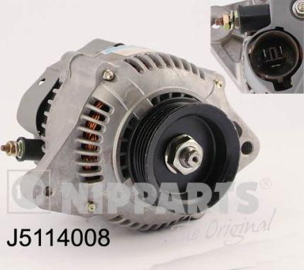 Nipparts J5114008 - Alternator autospares.lv