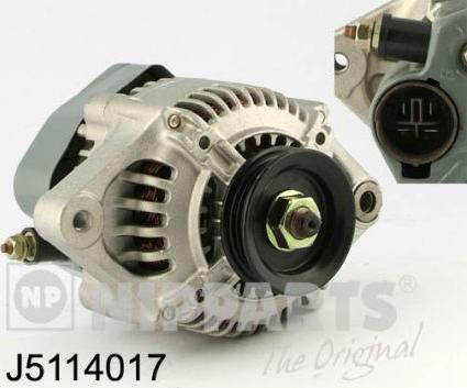 Nipparts J5114017 - Alternator autospares.lv