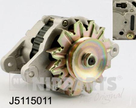 Nipparts J5115011 - Alternator autospares.lv