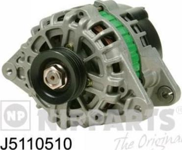 Nipparts J5110510 - Alternator autospares.lv