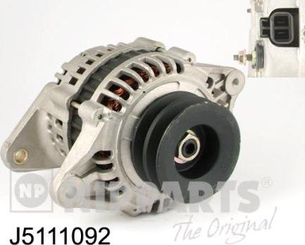 Nipparts J5111092 - Alternator autospares.lv