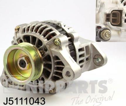 Nipparts J5111043 - Alternator autospares.lv