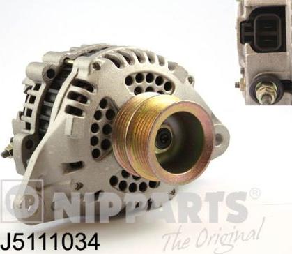 Nipparts J5111034 - Alternator autospares.lv