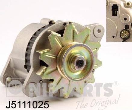 Nipparts J5111025 - Alternator autospares.lv