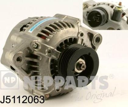 Nipparts J5112063 - Alternator autospares.lv