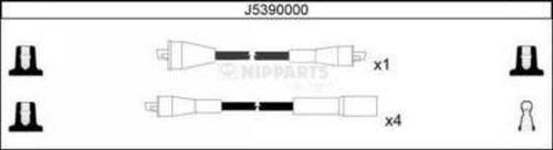 Nipparts J5390000 - Ignition Cable Kit autospares.lv