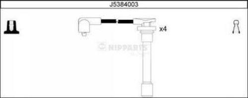 Nipparts J5384003 - Ignition Cable Kit autospares.lv