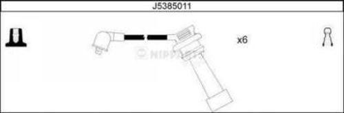 Nipparts J5385011 - Ignition Cable Kit autospares.lv