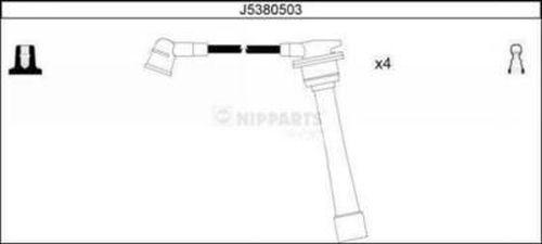 Nipparts J5380503 - Ignition Cable Kit autospares.lv