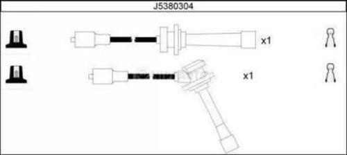 Nipparts J5380304 - Ignition Cable Kit autospares.lv