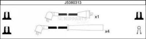Nipparts J5380313 - Ignition Cable Kit autospares.lv