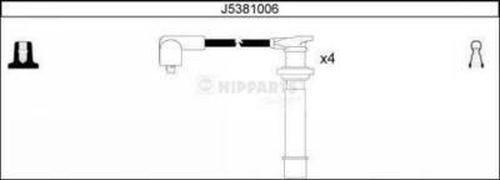 Nipparts J5381006 - Ignition Cable Kit autospares.lv