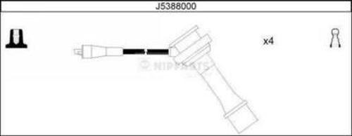 Nipparts J5388000 - Ignition Cable Kit autospares.lv