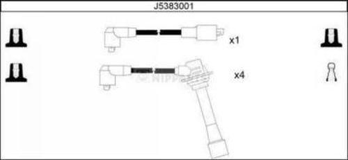 Nipparts J5383001 - Ignition Cable Kit autospares.lv