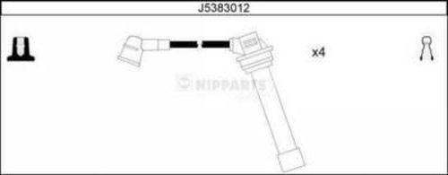 Nipparts J5383012 - Ignition Cable Kit autospares.lv