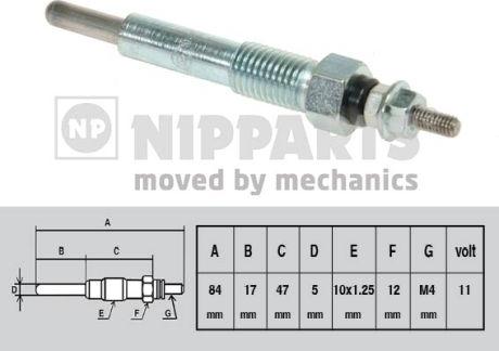 Nipparts J5719003 - Glow Plug autospares.lv