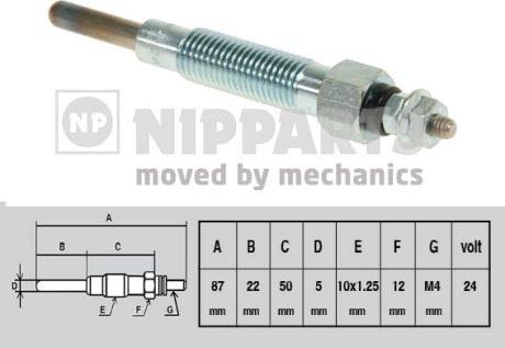 Nipparts J5711020 - Glow Plug autospares.lv