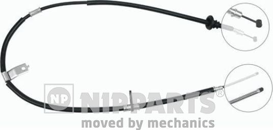 Nipparts J10898 - Cable, parking brake autospares.lv