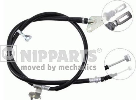 Nipparts J11108 - Cable, parking brake autospares.lv