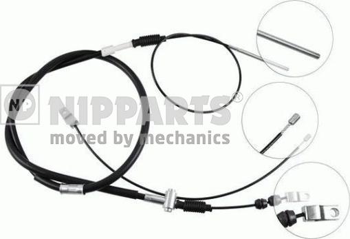 Nipparts J11735 - Cable, parking brake autospares.lv