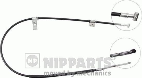 Nipparts J18898 - Cable, parking brake autospares.lv