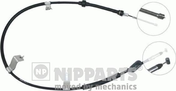 Nipparts J13898 - Cable, parking brake autospares.lv