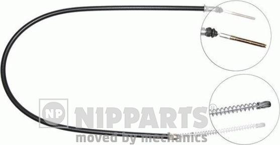 Nipparts J12598 - Cable, parking brake autospares.lv
