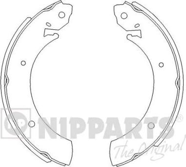 Nipparts J3500502 - Brake Shoe Set autospares.lv