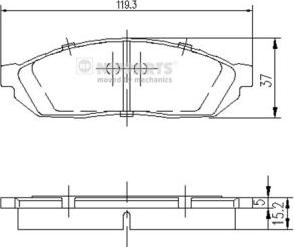 Lemförder 26287 - Brake Pad Set, disc brake autospares.lv