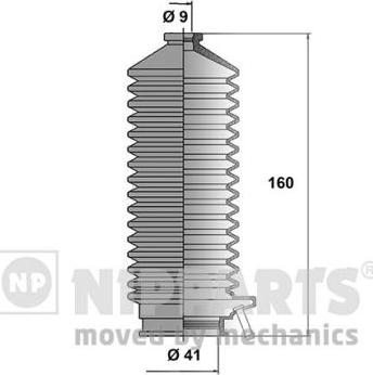 Nipparts J2841003 - Bellow Set, steering autospares.lv