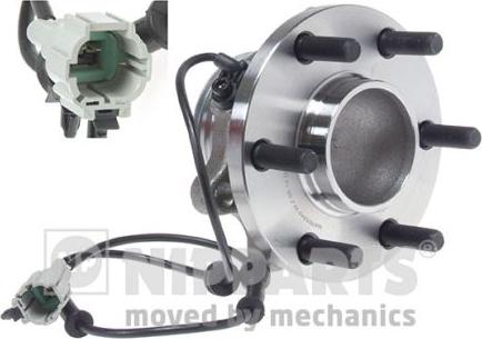 Nipparts N4701040 - Wheel hub, bearing Kit autospares.lv