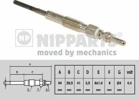 Nipparts N5710900 - Glow Plug autospares.lv