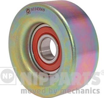 Nipparts N1143069 - Pulley, v-ribbed belt autospares.lv