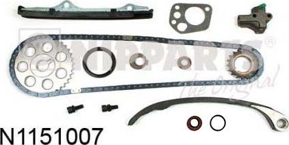 Nipparts N1151007 - Timing Chain Kit autospares.lv