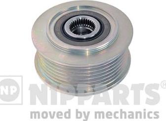 Nipparts N1184000 - Pulley, alternator, freewheel clutch autospares.lv