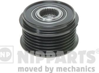 Nipparts N1185001 - Pulley, alternator, freewheel clutch autospares.lv