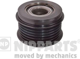 Nipparts N1185007 - Pulley, alternator, freewheel clutch autospares.lv