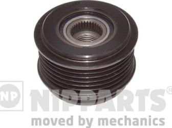 Nipparts N1180509 - Pulley, alternator, freewheel clutch autospares.lv