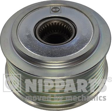 Nipparts N1181016 - Pulley, alternator, freewheel clutch autospares.lv