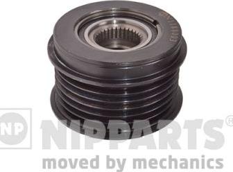 Nipparts N1188003 - Pulley, alternator, freewheel clutch autospares.lv