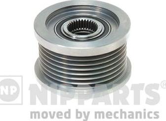 Nipparts N1182001 - Pulley, alternator, freewheel clutch autospares.lv